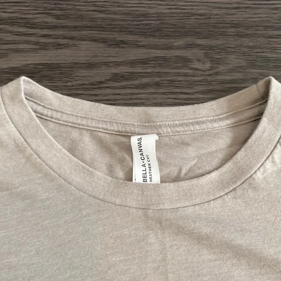 “Nurse Life” long sleeve tee. Size S. Tan with leopard print lettering. - Picture 11 of 16